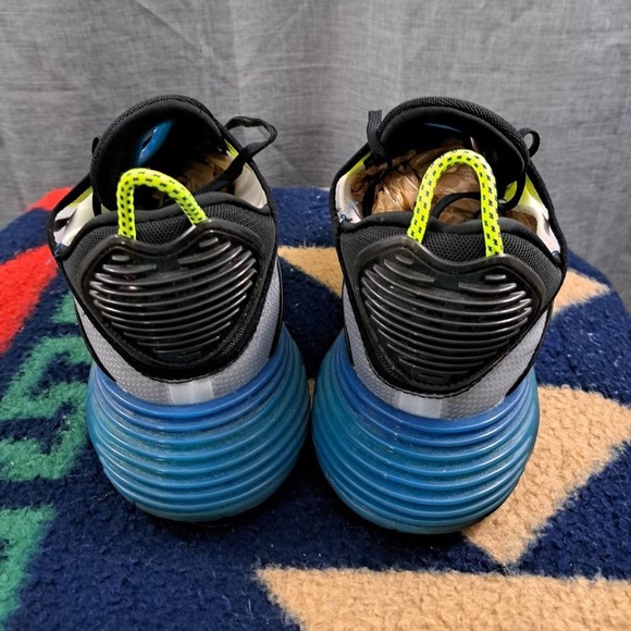 %Nike Air Max 2090 Men\'s Valerian Blue Lime Volt BV9977-101 Trainers Size 13 A5 main image 9